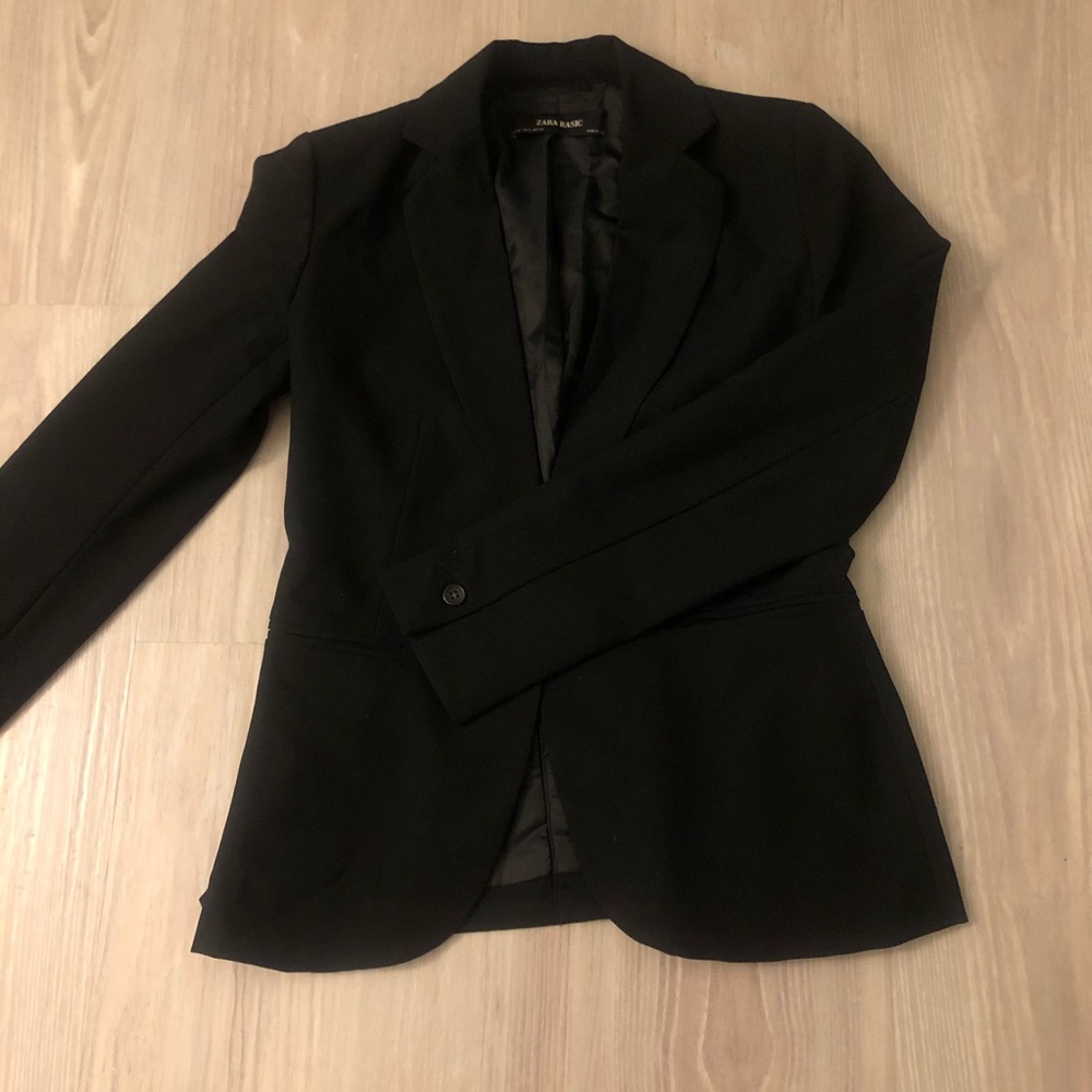 Zara Basic Black Blazer